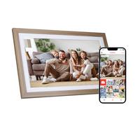 Marco de Fotos Digital Rollei Smart Frame WiFi 212 21,5" Frameo Portaretratos Digitales 1920x1080 IPS Pantalla Táctil 32GB Comparte Fotos y Vídeos Madera de Roble Marco-Foto-Digital-Frame-Portaretrato