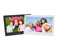 Marco de Fotos Digital Spacmirrors, Marcos de Fotos electrónicos LED HD de 10 Pulgadas, resolución de 1024 × 600, con Control Remoto, configuración sin Esfuerzo en un Minuto para un ser Querido (