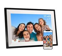 Marco de fotos digital WiFi, 32 GB de almacenamiento, rotación automática, comparte fotos y videos al instante a través de la aplicación del teléfono