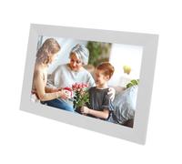 Marco de Fotos Digital WiFi de 10,1 Pulgadas con Pantalla Táctil HD IPS de 1280x800P, Almacenamiento de 16GB, Clips de Video, Presentación de Diapositivas, Compartir (Enchufe de