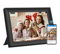 Marco de fotos digital WiFi de 32 GB de 10.1 pulgadas con visualización táctil IPS HD de 1280 x 800, envía fotos o videos a través de la aplicación o correo electrónico, compatible con unidad