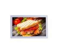 Marco de Fotos electrónico Pantalla LED, Calendario, Reloj, imágenes de Soporte/reproducción de música/Video, operación de Control Remoto, Regalo Decorativo de 19 Pulgadas