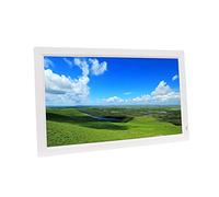 Marco de Fotos electrónico Pantalla LED de Alta definición de 18,5 Pulgadas Que se Puede encender y Apagar regularmente, Reproductor de vídeo, Receptor de Control Remoto por Infrarrojos, Altavoces es