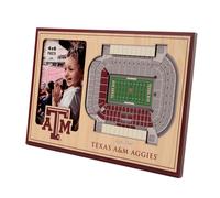 Marco de fotos en 3D de YouTheFan NCAA Texas A&M Aggies StadiumView - Kyle Fi