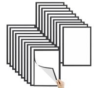 Marco de fotos magnet: soporte de documento A4, agarre fuerte, pantalla clara y protectora | Marco para avisos diarios de la pared Instrucciones de seguridad Anuncios de la clase Recepción de la escue