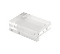 Marco de fotos magnético acrílico respetuoso con el medio ambiente, para escritorio, grueso, 10 + 10 mm, fuerte imán para acrílico transparente, varios tamaños para el hogar, oficina, retrato y