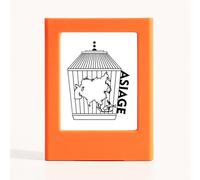 Marco de fotos magnético con diseño de jaula de mapas, estilo Art Déco, 7,6 cm