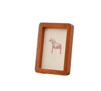 Marco de Fotos Marco de fotos de madera, 3/7 pulgadas, 8x8cm, 12x17cm, decoración for el hogar, certificado de honor, marco de documentos, marco de fotos de boda, pantalla de escritorio(9x14cm)