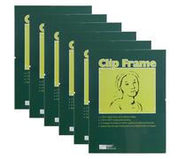 Marco de fotos minimalista invisible de perfil bajo Ambiance Gallery, 16 x 20 pulgadas, paquete de 6, marcos para p?ster con vidrio y respaldo.