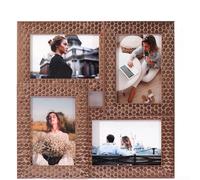 Marco de fotos moderno de resina de 4 x 6 pulgadas para galería de | Material de resina gruesa, paneles resistentes a roturas, pantalla clara, fácil de limpiar, larga durabilidad