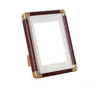 Marco de fotos, paquete de 2 marcos de plástico con esquinas redondeadas en diseño de estilo chino para fotos A4 y 6/7/8/10 pulgadas, elegante decoración moderna para sala de estar, dormitorio