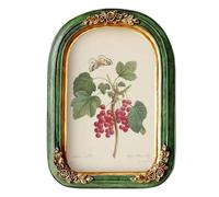 Marco de fotos retro - Vitrina de mesa de pared minimalista de 5 x 7 pulgadas, soporte de imagen de a prueba de roturas | Decoración De Espacio De Estar De Esquina Redondeada Apta para Niños,