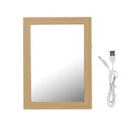 Marco de fotos texturizado para álbum electrónico de fotos con control USB, vitrina para oficina en casa, kit de panel de luz LED en relieve