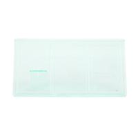 Marco de Fotos Triple Transparente para PC, Pantalla de 3 Pulgadas con Soporte, Decoración de Escritorio Fotográfica Instantánea, Regalo (Green)