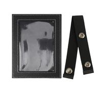 Marco de fotos Visor Sun Visor - Marco de fotos del vehículo de cuero portátil | Marco de fotos de la visera del coche | Puerta de la foto 'día día del coche | Marco decorativo | acessores de coche pe