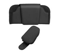 Marco De Gafas De Automóvil De 2 Partes, Clip De Tarjeta De Gafas De Sol De Cuero, Clip De Vidrio Visual Automático, Caja De Gafas Multifunción, Caja Creativa De Almacenamiento Simple