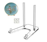 Marco De Imagen De Acrílico - Pantalla Ajustable, Caballete Transparente | Organizador Decorativo Ligero Accesorio De Escritorio Duradero Con Postal Del Álbum De