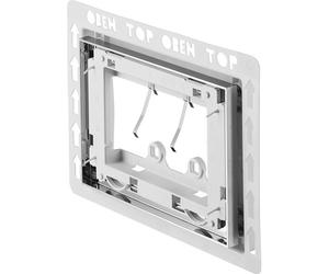 Marco de instalación DuraSystem de Duravit a ras, 224,4x154 mm, 11000, WD6001011000, Color: Blanco