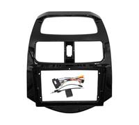 Marco De Instalación Y Reinstalación para Radio 9 Pulgadas Panel Estéreo DVD Doble DIN para Holden para Barina para Spark 2010-2016(Black UV,Frame)