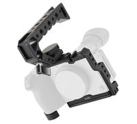 Marco de jaula de cámara placa de liberación rápida para expansión de accesorios de cámara FX2 y corte preciso que garantiza acceso completo al puerto Arca QR