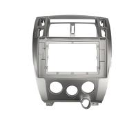 Marco De La Carcasa del Panel para Radio Estéreo MP5 Y GPS De 10.1 Pulgadas para Hyundai para Tucson (2006-2013). Marco Radio de Coche(Frame-Silver)