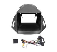 Marco De La Carcasa Tablero para Radio Estéreo 9 Pulgadas 2 DIN para Ford para Escape para Kuga para C-MAX 2013 2014 2015 2016 2017 2018 2019 Panel estéreo(Fascia Cable canbus)