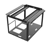 Marco De La Plataforma Minera - Case Mininggg De GPU Al Aire Libre | Marcos De Mininng De Aluminio Apilables Para 6/8 GPU Con Excelente Disipación De Calor | Casos De Miningg De Crypto - Configuración