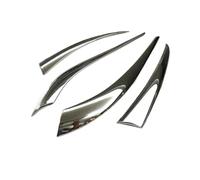Marco de luz antiniebla para parachoques trasero/apto para Nissan Qashqai J11 2014 2015 2016 2017 ABS lámpara de luz trasera cubierta de marco de cejas embellecedor moldura accesorios de estilo de