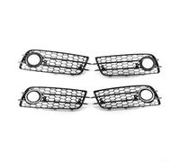 Marco de luz antiniebla rejilla frontal rejilla inferior para A4 para B8 para S4 0913 2009 2013, proporcionando una visibilidad mejorada y actualización delantera del vehículo (galvanizado)