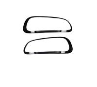 Marco de luz trasera para faro de ceja de coche, cubierta de anillo de lámpara trasera, pegatinas de bucle compatibles con Mini Cooper One S JCW F54 Clubman Accesorios(Rear (2pcs))