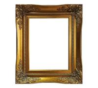 Marco de madera de hada a mano, 30 x 40 cm, para cuadros y espejos - Estilo barroco con acabado dorado envejecido y decoración floral - Ideal para impresiones, lienzos o diplomas - Producto artesanal
