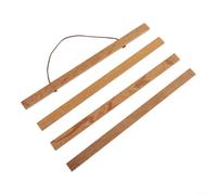 Marco de madera de teca para colgar pósteres, colgador magnético sin esfuerzo, varios tamaños, 21 cm, 31 cm, 41 cm, 51 cm, montaje para oficina (41 cm)