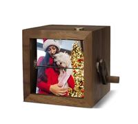 Marco de madera hecho a mano, caja de álbum de animación personalizada, regalo romántico de boda o vacaciones para dueños de perros y parejas amantes de las mascotas