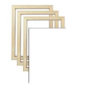 Marco de madera natural para lienzo, pintura al óleo, kit de decoración de pared de gran tamaño, 20 x 30 pulgadas, 100 x 200 cm, altura personalizada 20 cm x 100 cm