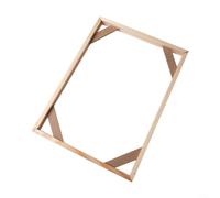 Marco de madera para impresiones artísticas, práctico montaje de bricolaje para una estética elegante del hogar (30 x 40 cm)