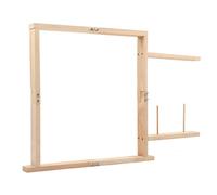 Marco de Madera para Tejer Alfombras, 70x70cm Manualidades de Bricolaje Marco de Soporte de Mesa Herramienta para Hacer Tapices para Hacer Alfombras Y Tapices Costura Tufting Bordado Y Costura