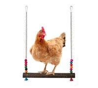 Marco de madera resistente, jaula compacta para pollitos, juguetes divertidos para escalar, estructura de juego de aves de corral al aire libre, gallo en el patio trasero, accesorio de ejercicio de