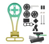 Marco de manillar para bicicleta: soporte informático compacto, fijación resistente masiva | Soporte de luz ajustable con brazo alargado para una mejor visibilidad, fijación estable v