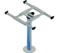 Marco de mesa de una columna ilse de aluminio