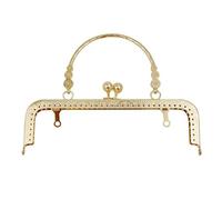 Marco de Metal cuadrado en relieve Vintage for bolsos, cierre con asas, marco muñeca, soporte for coser, accesorios Hardware(Gold)