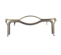 Marco de Monedero DIY con Cierre de Beso, Metal, 30 x 12 cm, Cuadrado, Color Hierro