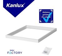 Marco de montaje para panel LED 6060W 600x600x45 blanco 27613