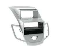 Ford Fiesta MK7 JA8 Marco Radio Coche Montaje Marco Empotrado 1-DIN 2-DIN Plata