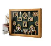 Marco De Museo Pequeño, Recuerdo Artístico, X1, De Memoria De Silueta, Exhibición De Arte De Bricolaje, Decoración Personalizada, Para Boda, Cumpleaños, Vacaciones, Apartamento, Granja, Hotel, Do