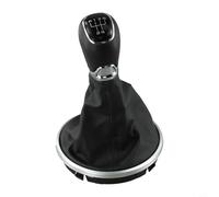 Marco de palanca de cambios manual de 5 velocidades, cubierta de plástico ABS y cuero, para Skoda para Fabia 2 II MK2 Combi Scout 2007-2014 pieza de repuesto