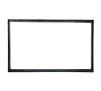Marco de panel de radio de coche de 2 DIN para pantalla grande de 7 pulgadas, unidad principal de audio, plástico ABS negro para kit de tablero