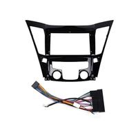 Marco De Panel Frontal para Radio Estéreo De Coche Pantalla De 9 Pulgadas 2 DIN para Hyundai para Sonata 2010-2014 DYDGUTUFB(Frame and Cables)