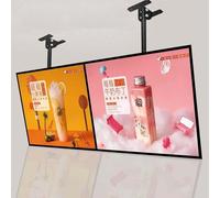 Marco de pantalla de pared ultrafino, caja de luz LED para panel de menú, panel publicitario, varios tamaños, paquete de 1 a 4 piezas (2 unidades, 50 x 80 cm)