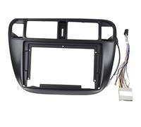 Marco de para Radio Coche Universal Kit de instalación de Panel de Radio y Consola de 9 Pulgadas Compatible con Honda Civic 1995-2001(Right-Cord 9inch)