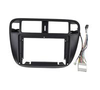 Marco de para Radio Coche Universal Kit de instalación de Panel de Radio y Consola de 9 Pulgadas Compatible con Honda Civic 1995-2001(Left-Cord 9inch)